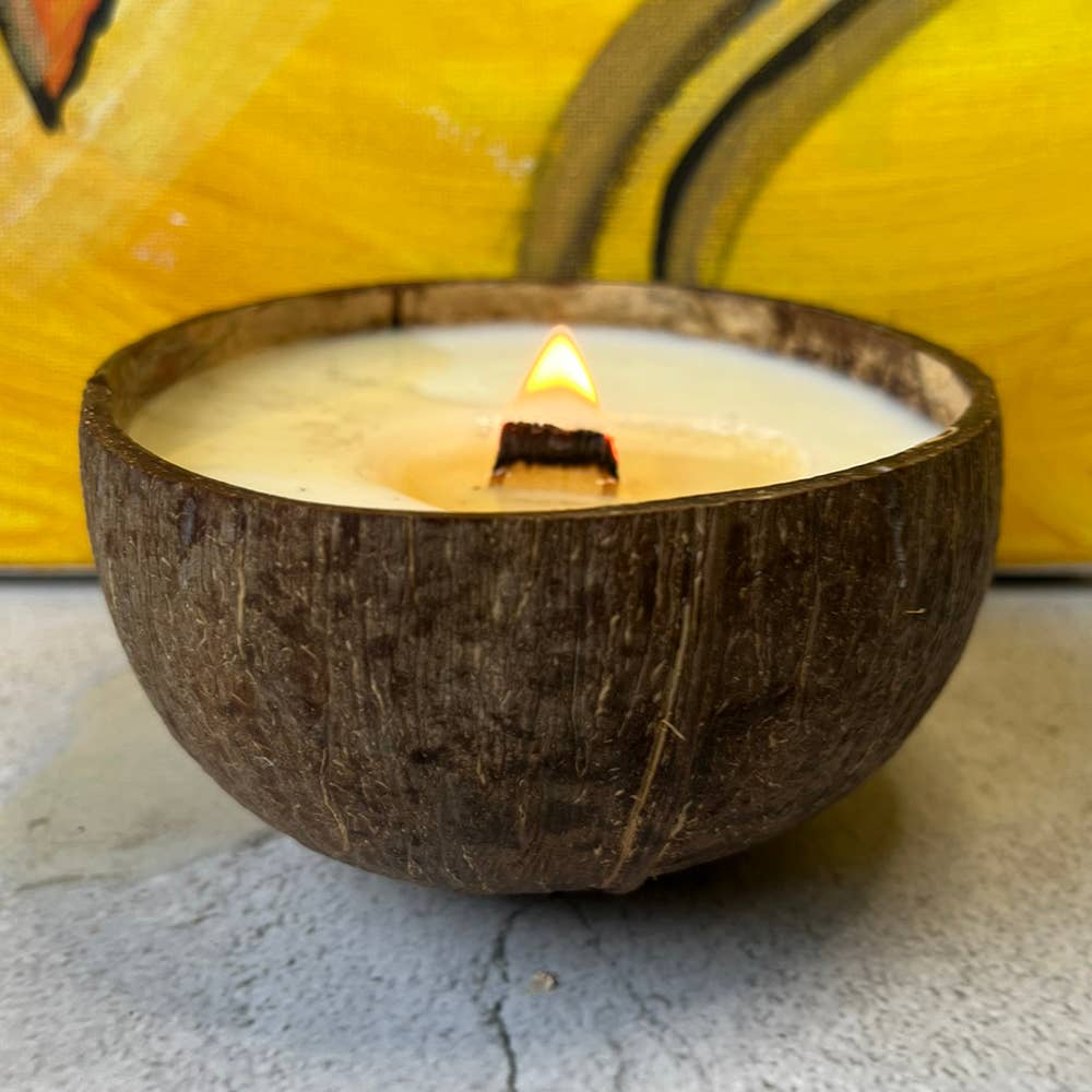 VIE - Coconut Shell Candle - Sea Spray